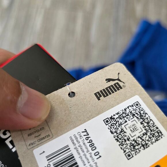 Puma Chivas Guadalajara Soccer Pants Training Joggers Blue Men's Size Medium M - Picture 8 of 8